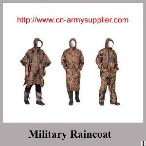 Digital Camouflage Navy Blue Army Green Khai Military Poncho