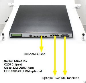 Utm Firewall Network Appliance Cpu Intel Xeon E3-1230v2, 1u Rackmount Chassis