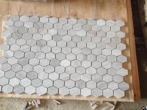 wooden marble mosaic