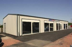 installation steel structure car garage