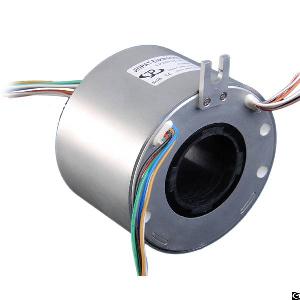 Hallow Shaft Slip Ring With Through Bore 50mm Compact 119mm Outside Diameter For Armarium