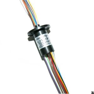 Miniature Slip Ring With 18 Ways 2 Amps Per Circuit , 240 Vac / Dc For Revolution Door