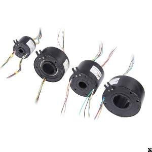 Slip Ring With Through Bore 96mm And 6, 12, 18 And 24 Circuits For Packaging Machine