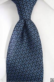 Well-dressed Navy Blue Necktie Nat-0293