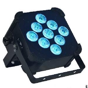 9x10w 5in1 battery powered wireless dmx led par