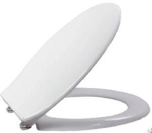 European Shape Wc Toilet Seat With Metal Hinge For Bathroom