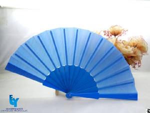 handcraft fabric hand fan bamboo wedding gifts