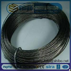 China Factory Price 0.76mm Twisted Tungsten Wire In Making Coiled And Filaments