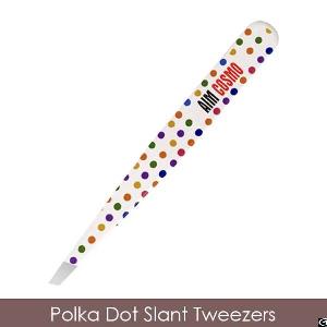 Polka Dot Slant Tweezers