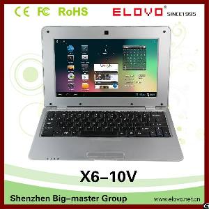 China Cheap 10 Inch Quad Core Touch Screen Laptop 2gb / 16gb