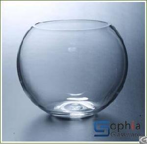 glass fish bowl vases