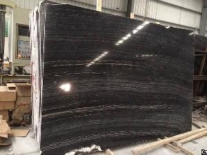 Zebra Black Marble Slabs