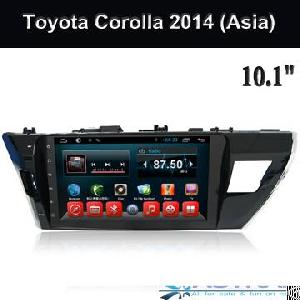 Car Audio Video Player 2 Din Dvd Bluetooth Pc Toyota Corolla 2014 Asia