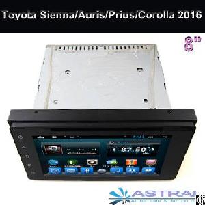 Professional Oem Toyota Android Car Video Players For Sienna Auris Prius Corolla 2015 2016