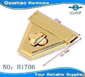 Fancy Handbag Turn Lock Metal Alloy Lock High Quality Style