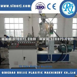 110mm pvc wall corrugated pipe extrusion line