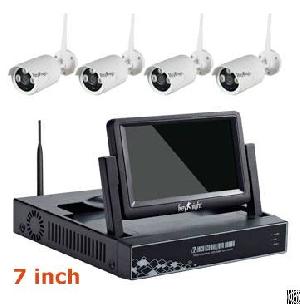 4ch 7inch wifi plug play lcd nvr kit