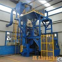 rubber steel belt tumblast machine