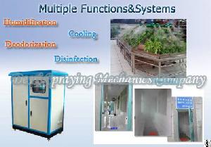 spraying host machine cooling humidify disinfection