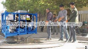 stationary cleaning industrial machine pressure dedust factory workshop