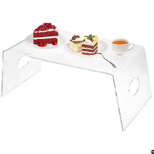 transport acrylic bed tray clear breakfast