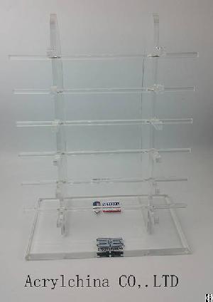 clear acrylic glasses display rack