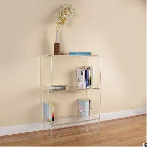 Modern Design Clear Acrylic Book Shelf For Kids