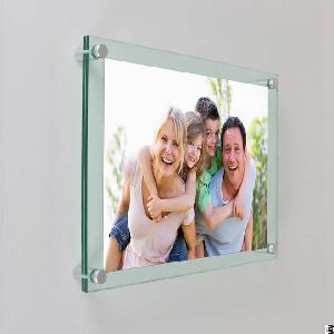 wall mounting glass acryic photo frame