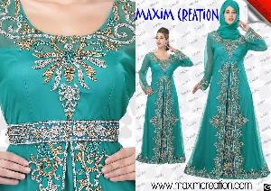 moroccan dubai kaftan wedding gown party wear dress women