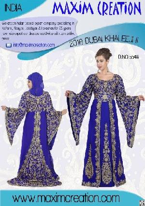 2016 fancy party wear khaleeji thobe kaftan dress occasion maxim creation