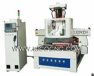 China Spindle Tool Changer With Rotational Spindle Cnc Machine For Wood Doors Making W1325vd3