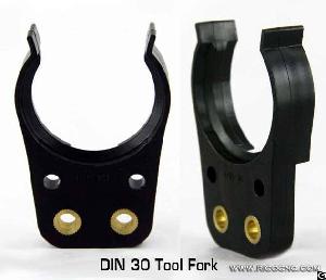 Din30 Black Iso 30 Plastic Tool Holder Grippers For Atc Hsd Spindle