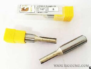 Double Flute Tungsten Tipped Straight Plunge Router Cutter Bit Cut Plywood