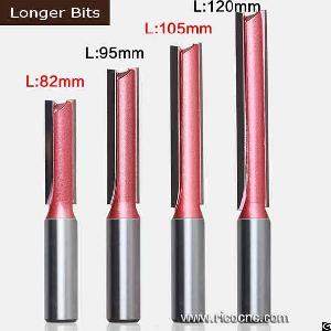 Extra Long Reach Cnc Router Straight Cutter Bits