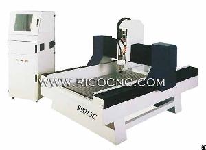 Stone Cnc Engraver For 3d Granite Marble Wood Sculpture S9015c