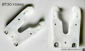 White Plastic Bt 30 Tool Changer Holder Clips For Bt30 Atc Toolchanger