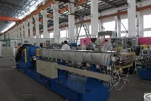 China Supplier 100kg / H 600rpm Corotating Parallel Twin Screw Extrusion Machine For Sale