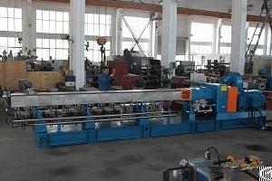 co rotating parallel 600rpm twin screw extruder plastic granules