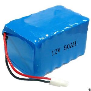 Rechargeable Battery Packs Lifepo4 12v 50ah With Integrated Pcm And Shrink Pvc Tubing