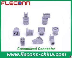 Custom Circular Connector Manufacturer 4 Pin Male Female Pbt Pom Plastic Connector