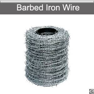 barbed iron wires
