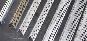 Perforated Aluminum Or Steel Strip Corner Beads For Walls Plastering Corner And Angle Trimming