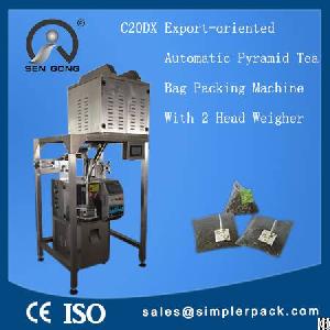 Automatic  Nylon Mesh Tea Bag Packaging Machine With 4 Electric Scales