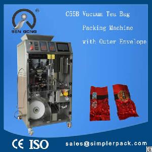 Automatic Tea Leaves Vacuum Packing Machine With Outer Envelop