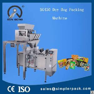 four electric scales pre ziplock bag packing machine