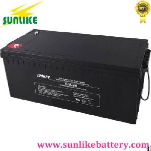 Deep Cycle Lead Acid Ups Battery 12v200ah For Solar Power