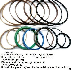 Excavator Bucket Arm Boom Cylinder Seal Kits Doosan Cat Hitachi Komatsu Kato Jcb Caterpillar Case