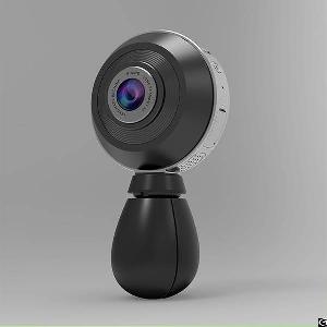 dual lens 360 degree vr panoramic camera supports ios android windows os