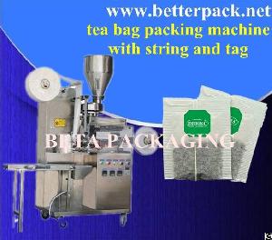 tea bag machine thread tag