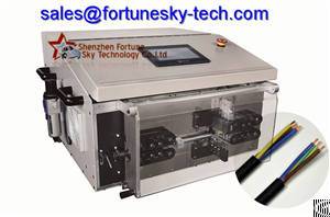 Fully Automatic Round Sheathed Cable Cutting Stripping Machine